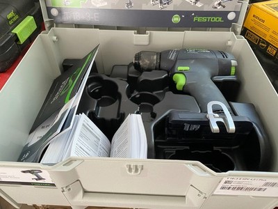 Festool T18+3-E Basic Drill with Systainer Tool Only