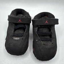 Jordan Retro Black Shoes Baby sneakers US Size 2C