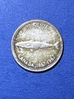 1967 Canada Silver Dime • Centennial Mackerel Design • 10 Cents • Circulated