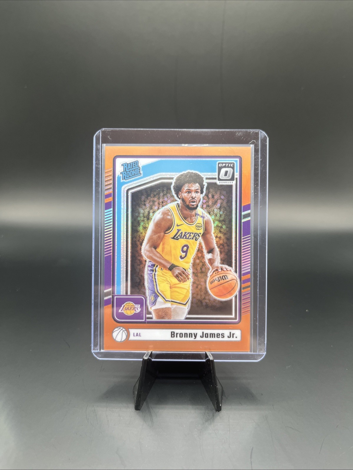 2024-25 Panini Donruss Optic Bronny James Jr. Rated Rookie Orange /175 #282