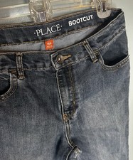 The Children  s Place Boy  s Bootcut Jeans Size 16S
