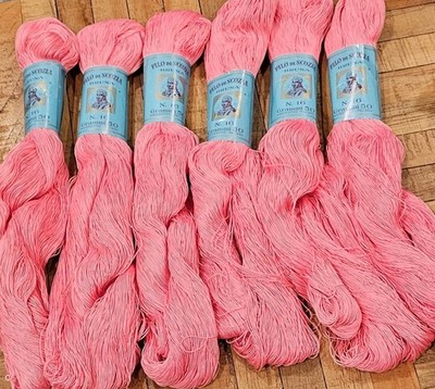 Filo Di Scozia Crochet Pink 6 Skeins Bundles