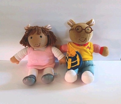Vintage Arthur & DW Plush Dolls Eden 1998 