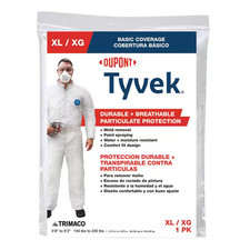 Dupont Tyvek XL No Elastic Disposable Coverall