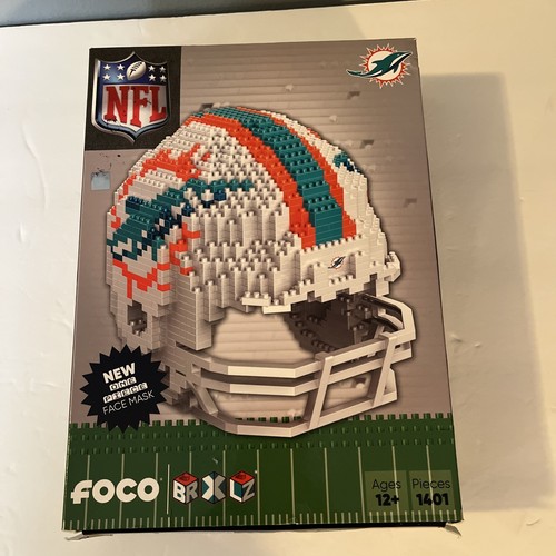 Miami Dolphins FOCO NFL BRXLZ Helmet 3D Block Set #118