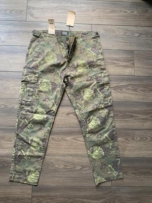 Scotch & Soda Green The Drift Camp Side Tab Cargo Men s Unisex Pant