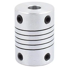 6mm to 8mm Shaft Coupling 25mm Length 18mm Diameter Stepper Motor Coupler4924