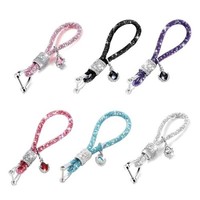 Eurowagens Strass SchlüSselanhäNger Legierung SchlüSsel Fob Mode Glitzer Key Fob