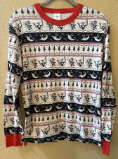 Hanna Andersson Disney Nightmare Before Christmas Adult Pajama Top Shirt Small
