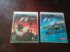 F1 2011 & 2012 Sony PlayStation 3 PS3 Video Games Formula 1 Racing