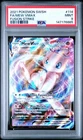 2021 Pokemon Sword & Shield Fusion Strike Full Art MEW VMAX #114 PSA 9 MINT