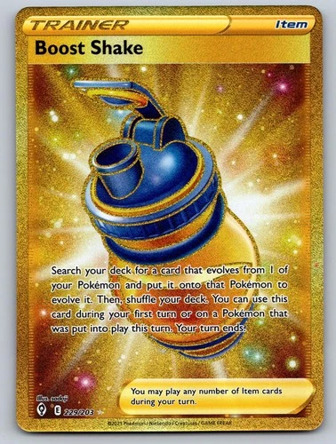 Boost Shake 229/203 Secret Rare Evolving Skies Moderately Played