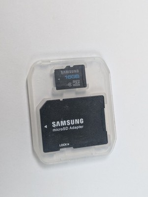 Samsung 16GB Ultra Micro SD HC Memory Card With Adapter