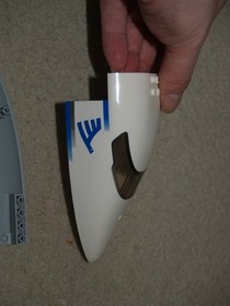 Lego City Airport Passenger Plane 7893 -  fuselage forward top & bottom only