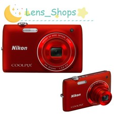 Nikon Coolpix S4100 fotocamera digitale 14,0 MP 5X zoom ottico messa a fuoco automatica rosso