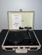 CROSLEY Bluetooth Portable Suitcase Turntable Vinyl LP Record Player CR8005A-CR