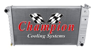 Atom Champion 3 Row Stamped Tank Radiator 17x28'' for 1971-1979 Chevrolet Caprice