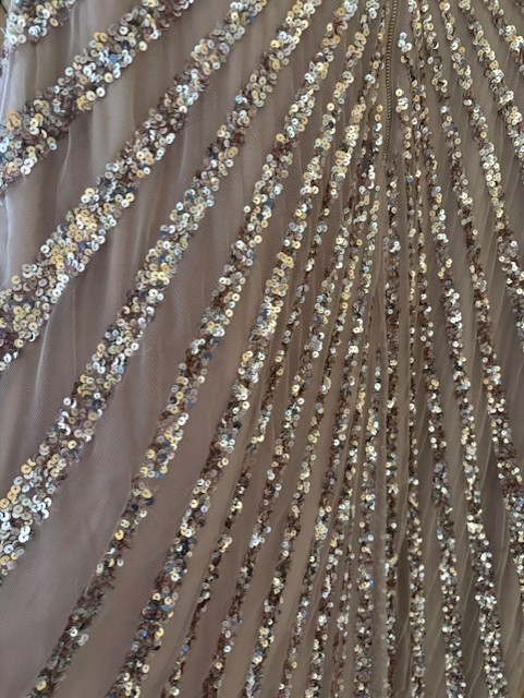 Dusky Pink Maya Deluxe Curve Sequin Dress Size 22 image 10