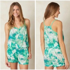 prAna Women's Sylvia Romper In Light Jade Size Small