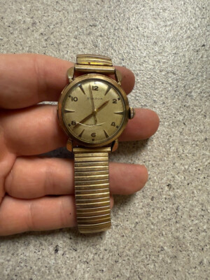 Bulova Men s Watch 10CSC Movement L4 1954. 10K ROLLED GOLD. 17 JEWELS. WORKING