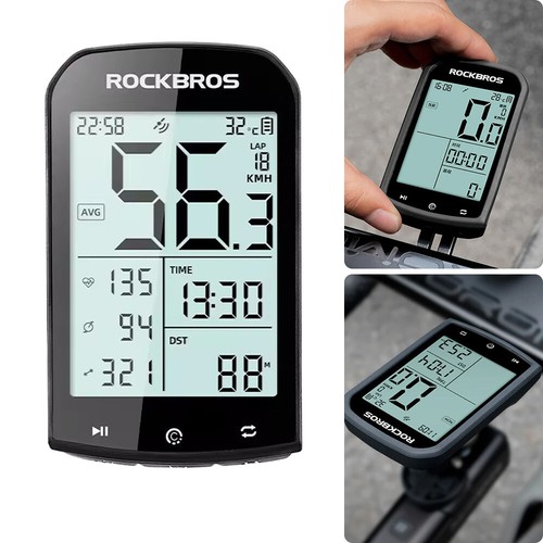 ROCKBROS Waterproof M1 GPS Bike Computer Bluetooth ANT+ Odometer Speedometer