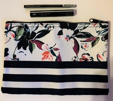 Avon True Color Spring Set- Eyeliner, Glazewear Lip Gloss, Cosmetic Bag