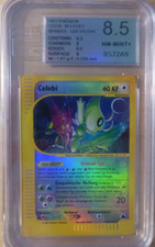 CCG 4 Pokemon Skyridge Reverse Holo Celebi 145/144 German EGS/BGS 8.5 II