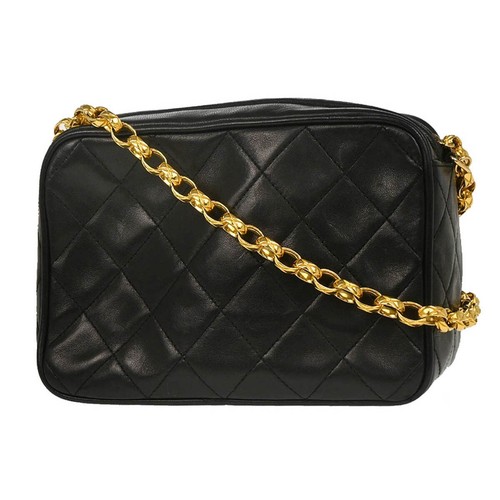 Chanel Black Lambskin Camera Bag Mini 185678 - Picture 2 of 11