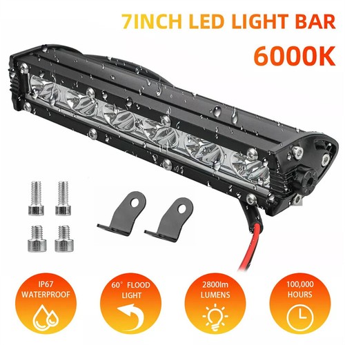 7'' 18W Spot Flood LED Work Light Bar Lamp Driving Fog Offroad SUV 4WD Car Truck - Picture 7 of 10