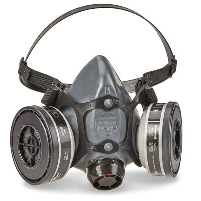 #ad 5500 Half Face PPE Respiratory Protection Gas Mask Auto Painting Spraying LARGE $34.95