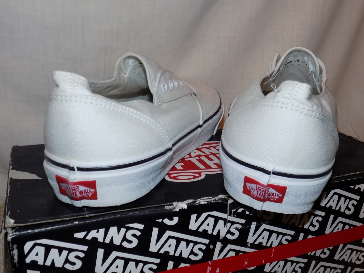 ???? Era Men\'s Sneakers White (Size 11.5) Vans | Authentic True White Classics Shoe main image 4