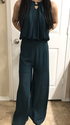 emerald green plus size jumpsuit