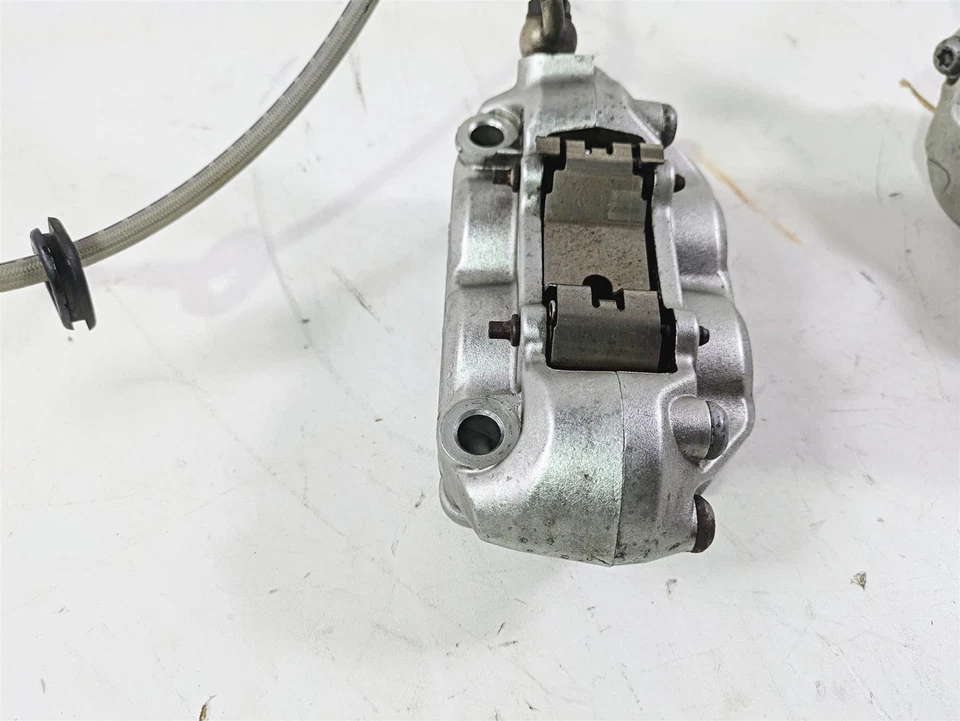 2009 Ducati Monster 1100 S Front Brembo Brake Caliper Set 61040961A 61040971A - Image 4 of 4