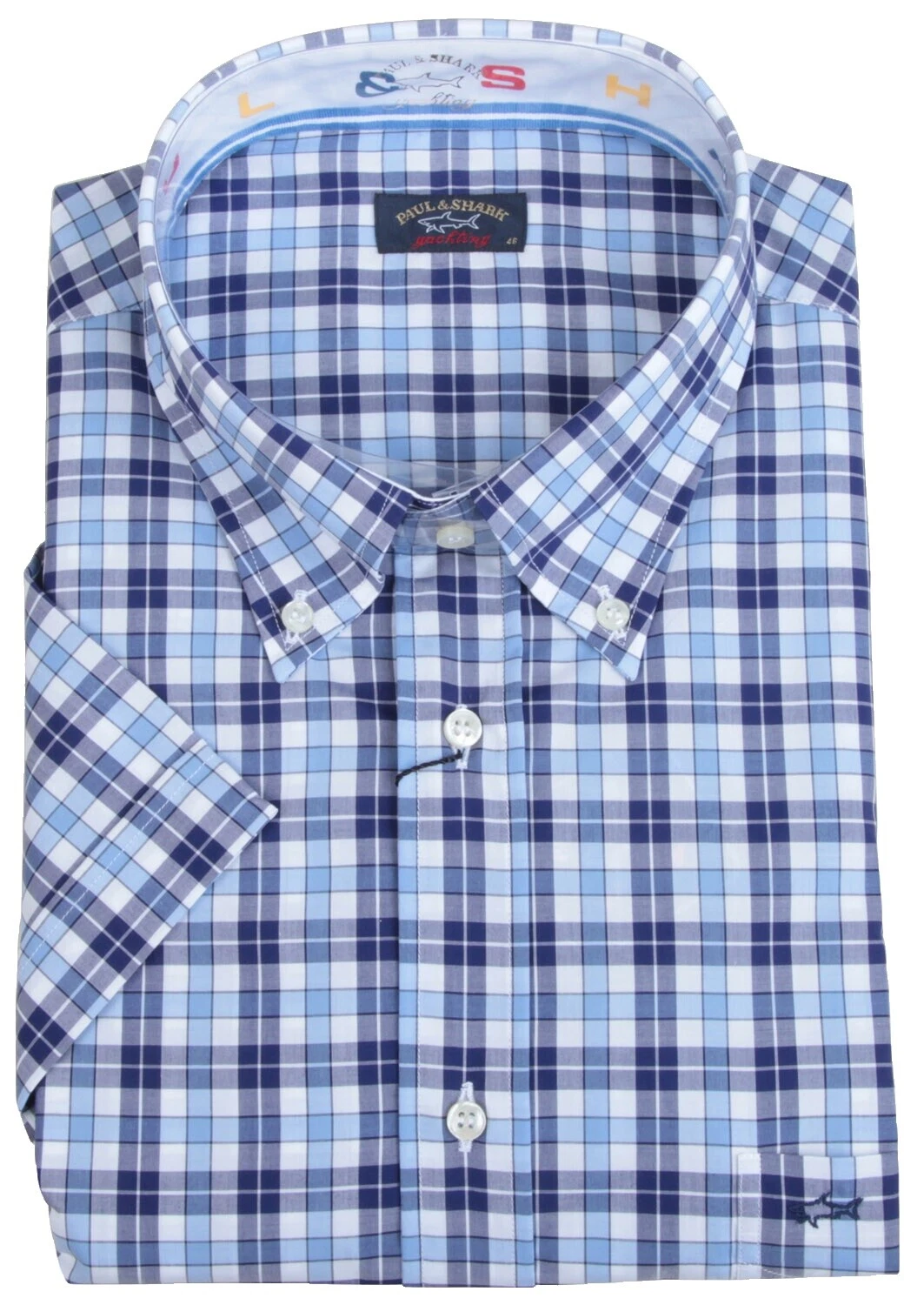 Algodón 100% Paul & Shark Regular Fit Camisas de vestir para hombres