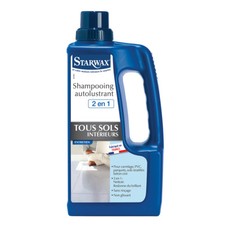 STARWAX Shampooing autolustrant pour sols intérieurs 2 en 1 - 1 LITRE - 308