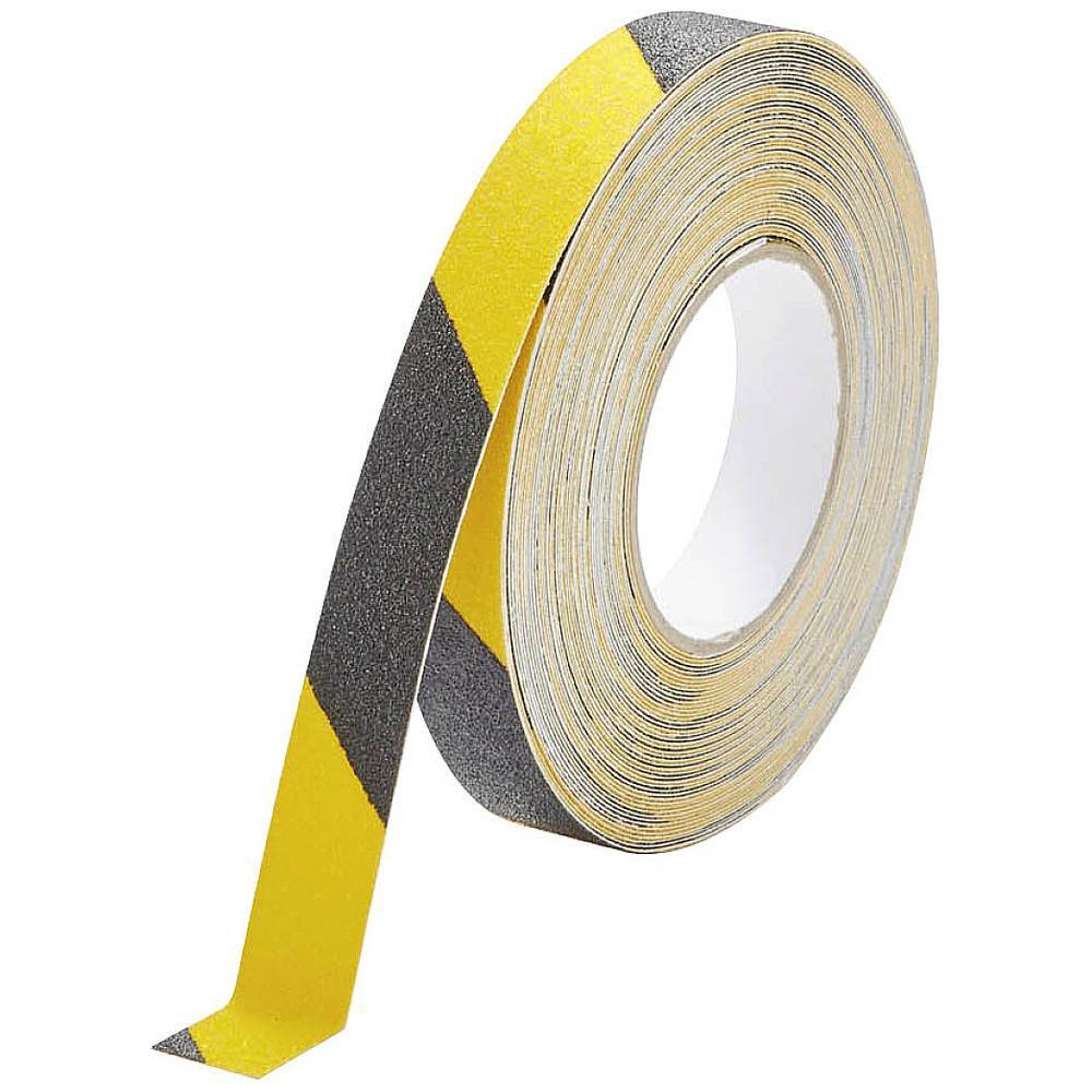 Durable DURALINE GRIP 1081130 Nastro antiscivolo Nero, Giallo (L x L) 15 m x 25