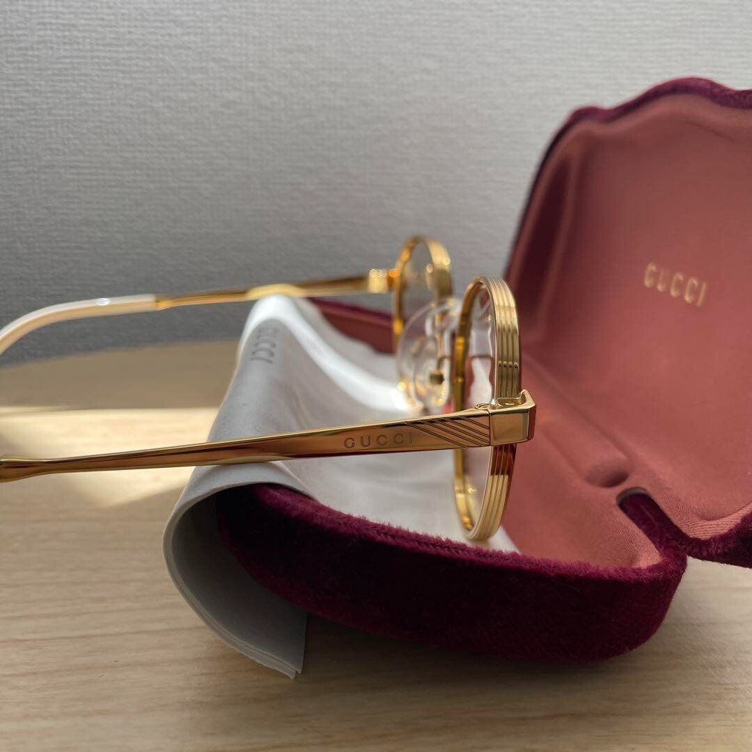 GUCCI sunglasses genuine gold yellow Fashion Accessories