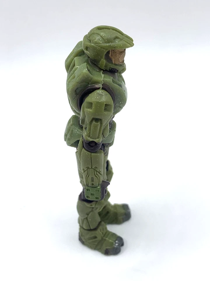 Minifigura Halo 2 Master Chief 2,75" pulgadas Joyride Green Spartan Campaign #1 Foto 4 de 4