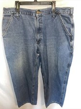 Carhartt Dungaree Fit Jeans Mens Size 38x30 Blue Comfort Work Straight Rugged