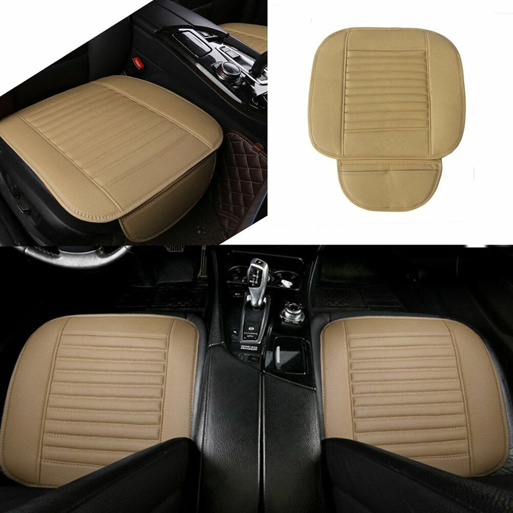 Car Seat Cover Seat Cushion Leather Front Seat Pad Auto Seat Protector Cover eBay