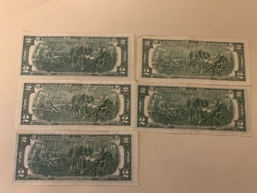 1976 $2 Two Dollar Bill Richmond Virginia Federal Reserve Banknote E-A Block - Picture 3 of 6