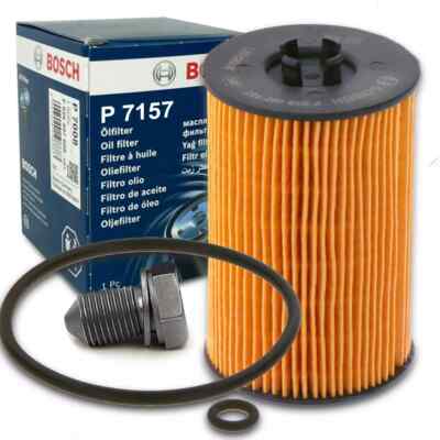 BOSCH ÖLFILTER + ÖLABLASSSCHRAUBE AUDI MAN SEAT SKODA VW F 026 407 157