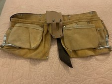 Tool Belt 11 Pocket Leather Quick Release Belt Super Nice 