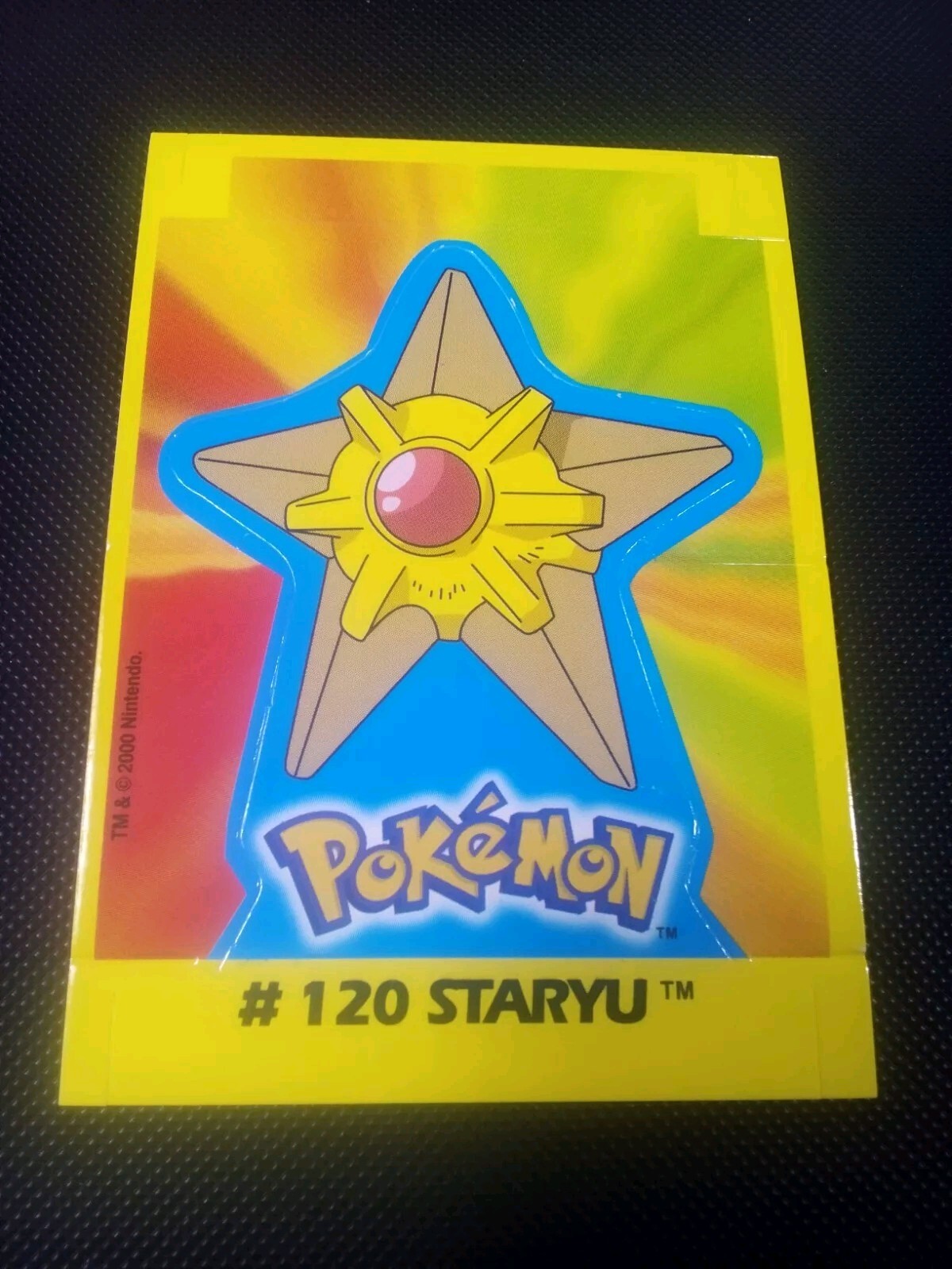 2000 Pokemon Navarrete Kanto Peru Buildable Card Staryu #120 Vintage US Seller