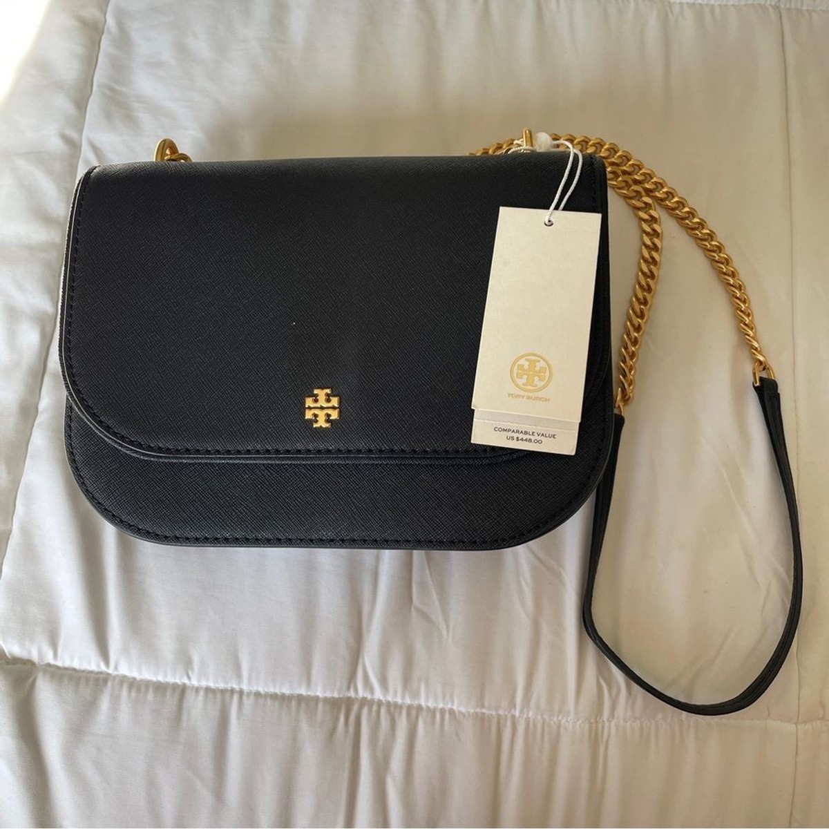 *TORY BURCH* Emerson Flap Shoulder Bag TORY BURCH Emerson Flap Adjustable Shoulder Bag NWT | eBay