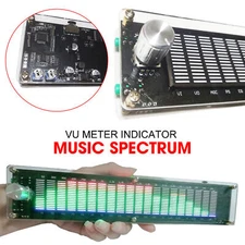 NEW VU Music Spectrum LED Level Display Amplifier Meter Indicator Desktop Decor