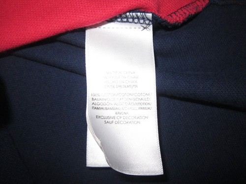 Polo Ralph Lauren Boys Unisex Size 7 Polo Shirt Crest Big White Pony #3 Red Blue - Picture 9 of 13