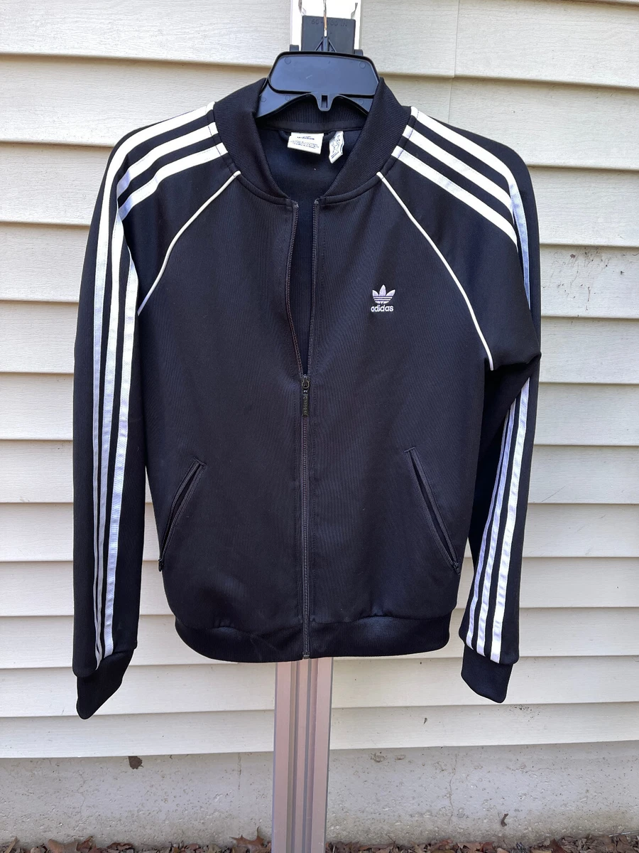 adidas Originals SST Women's Track Jacket Black White CE2392 SIZE S