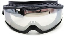 'Fit Over Glasses' Anti-fog Riding Goggles Black Frame Clear Lens