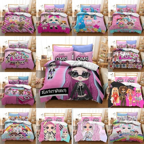 LOL Dolls OMG Doll Doona Duvet Cover Bedding Set Single Double Queen eBay